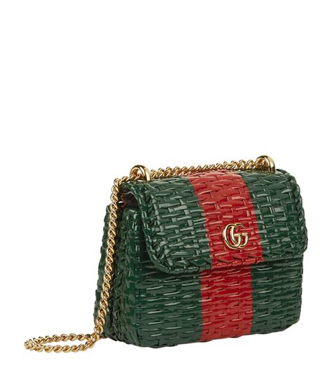 gucci wicker|Gucci super mini shoulder bag.